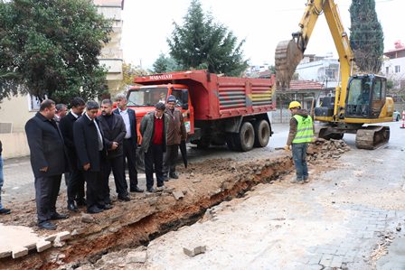 Hatayın en büyük altyapı projesi incelendi