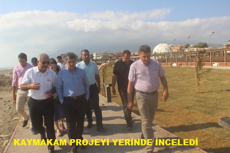 Hz. Hıdır Sahil Parkı yapımı yerinde incelendi