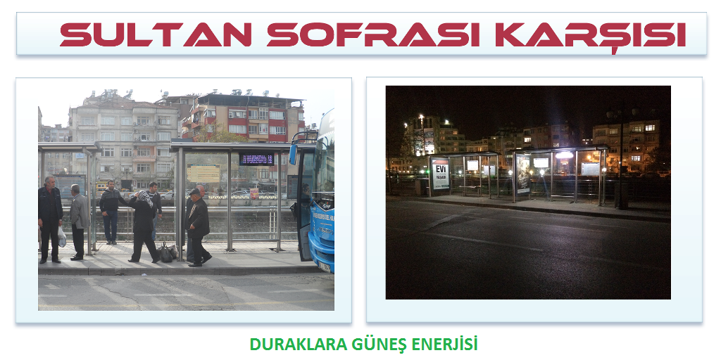 Duraklar güneş enerjisi ile çalişacak