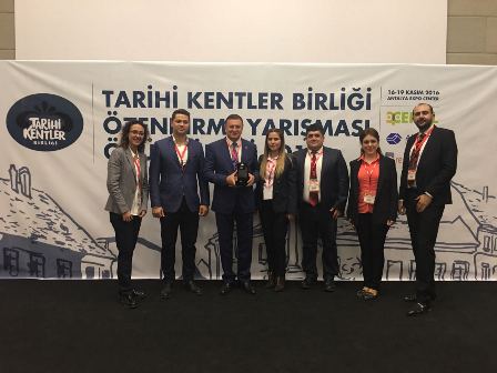 Tarihi kentler birliğinden Hataya proje ödülü