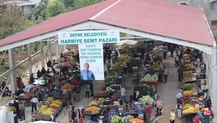 Harbiye semt pazarına kavuştu