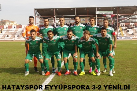 Hatayspor Eyüpspor karşısında şaşırtı