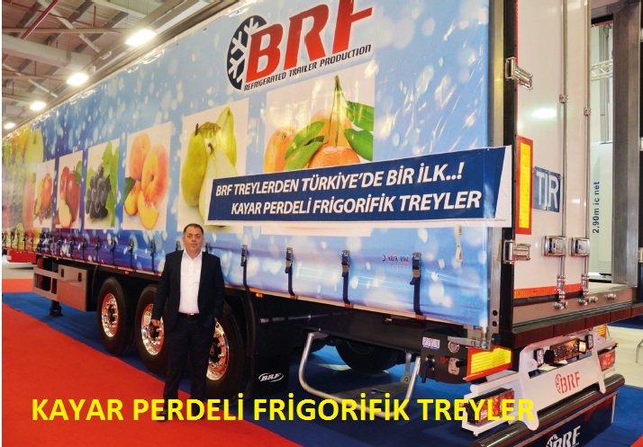 Kayar perdeli frigorifik treyler